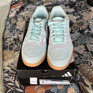 Adidas Breaknet Sleek J Light blue and Pink Sneakers